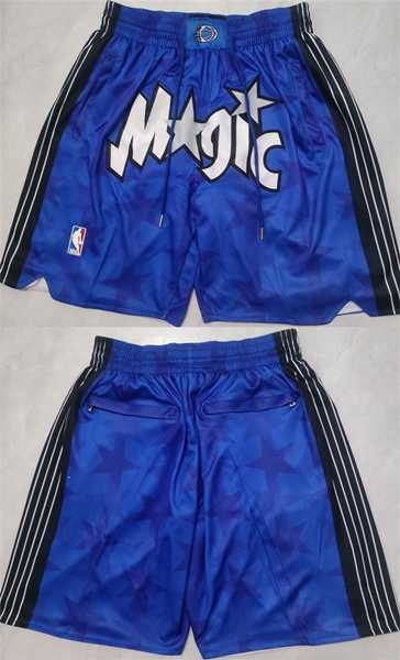 Mens Orlando Magic Blue Shorts(Run Small)